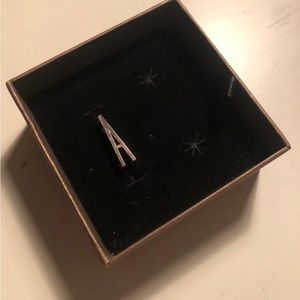 Unique “A” Initial Ring -Rose Gold Plated